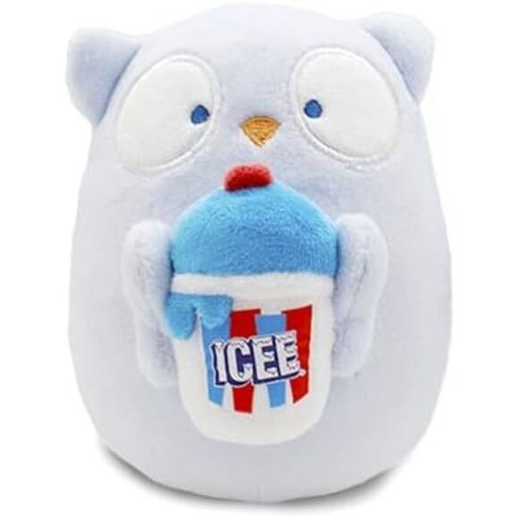Anirollz x ICEE Owlyroll 5" Squishy Ball Plush Stuffed Animal Cute Soft New - Picture 4 of 6